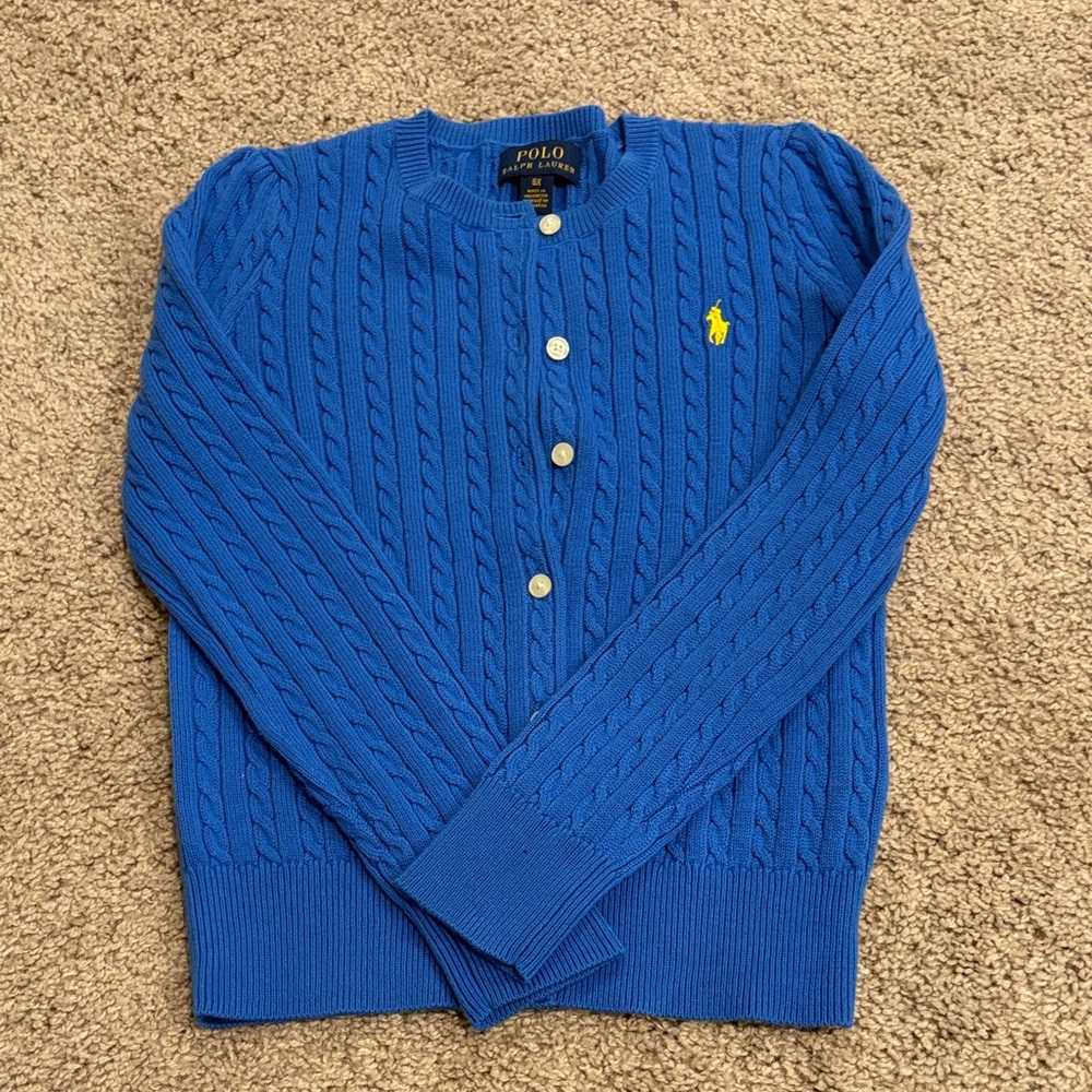 Polo by Ralph Lauren Royal Blue Cardigan